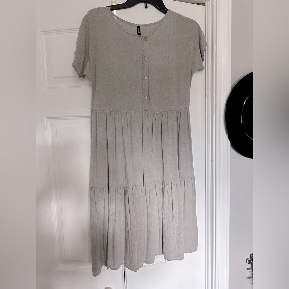 Coco midi tiered dress